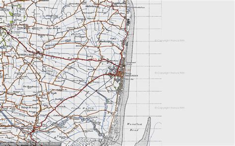 Historic Ordnance Survey Map Of Skegness 1946