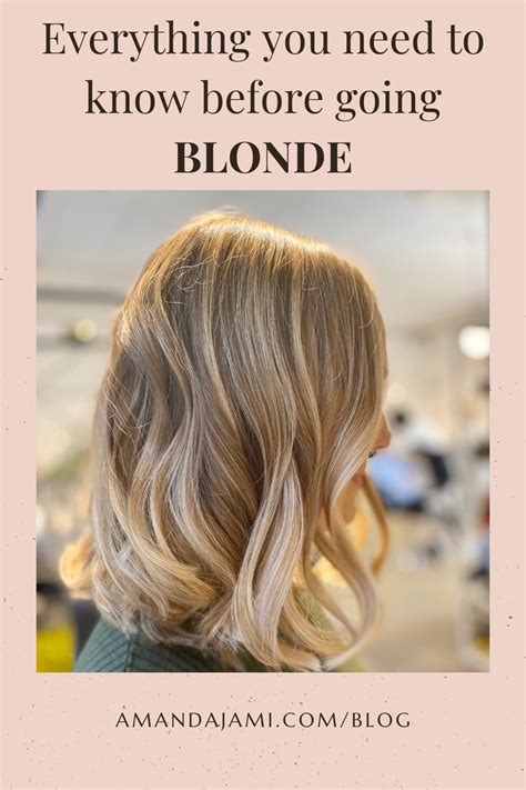 Everything You Need To Know Before Going Blonde