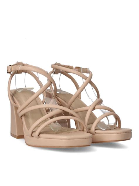 BUONAROTTI Sandalia Fiesta Nude Hebilla Mujer