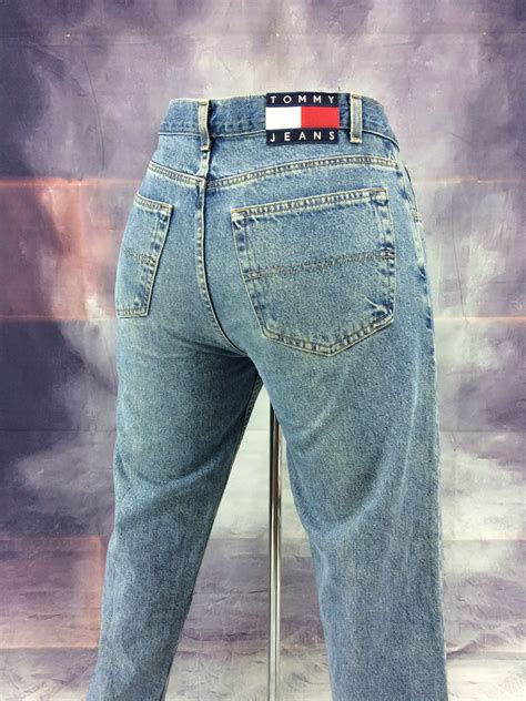 Sz 33 Vintage Tommy Hilfiger Women S Jeans W33 L32 High Waisted 90s