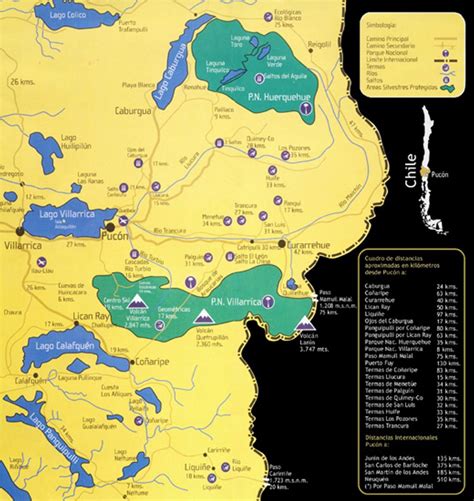 Mapas De Pucon Chile Mapasblog