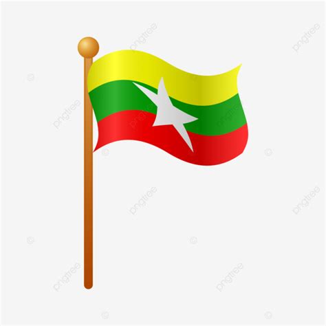 Bandera De Myanmar PNG Myanmar Bandera Nacional PNG Y Vector Para