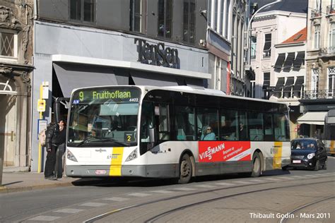 Van Hool Newa360 N°4403 Pbw 735 Sur La Ligne 9 De Lijn à Anvers