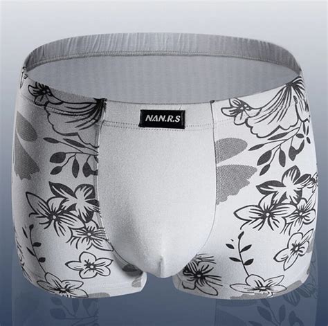 Buy Hot Sale Solid Bamboo Boxer Shorts Sexy Men