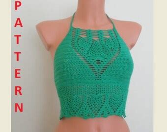 Crochet Halter Top Pattern Bikini Pattern Crochet Pattern