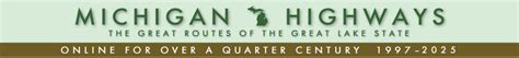 Michigan Highways Route Listings M 52 Route Map