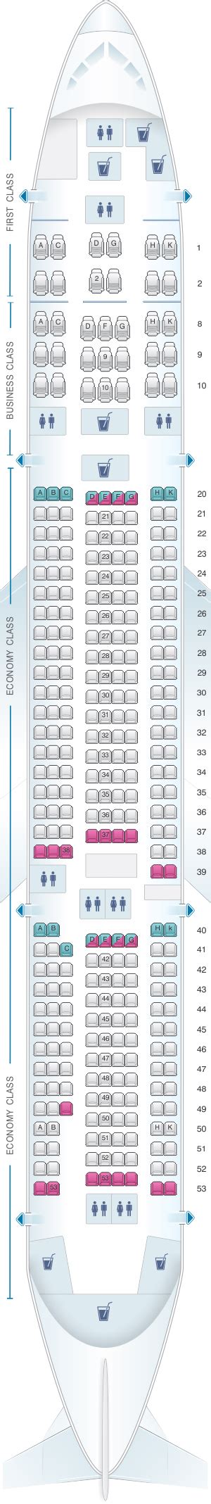 Seat Map Egyptair Boeing B Seatmaestro