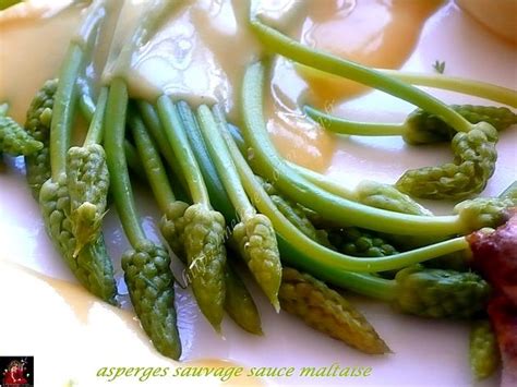 Recette D Asperges Sauvage Sauce Maltaise