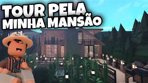 Tour Pela Minha MansÃo No Bloxburg Roblox Youtube