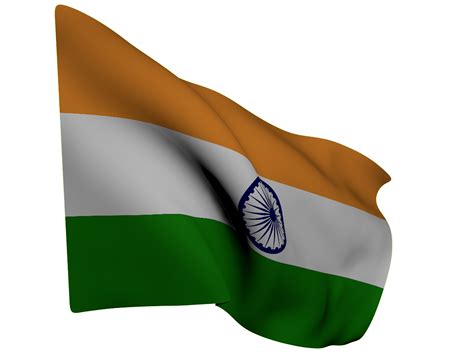 Download Indian Flag Orange White Royalty Free Stock Illustration