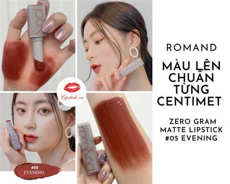 Review Son Romand Màu Evening Cam Đỏ Đất Đẹp Nhất Hot Nhất