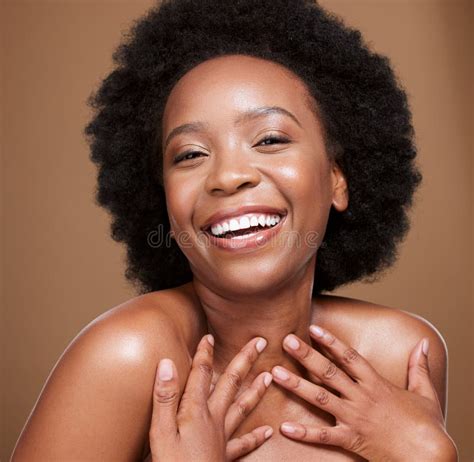 Black Woman Skincare Products Stock Photos Free Royalty Free