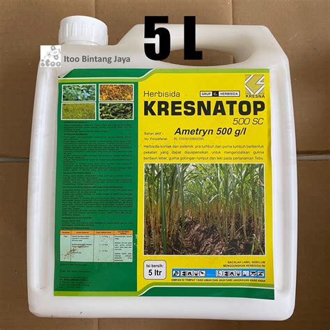 Jual Herbisida Selektif Kontak Sistemik Kresnatop Amethrin 80 WP 5