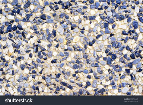 Rough Texture Surface Of Exposed Aggregate Finish Ground Stone Washed