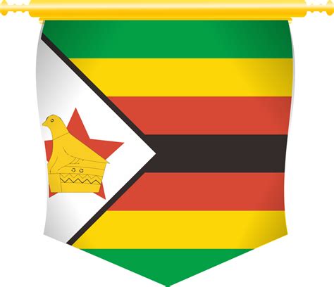 Zimbabwe Country Flag 35567631 Png