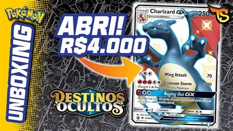 Unboxing De Boosters De Destinos Ocultos Mais Um Pok Mon Tcg