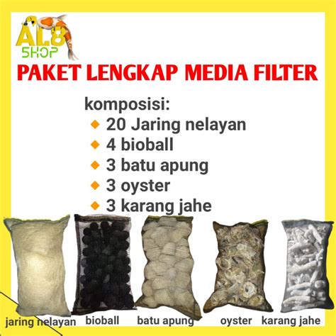 Jual Paket Lengkap Media Filter Kolam Ikan Koi Penjernih Air Kolam