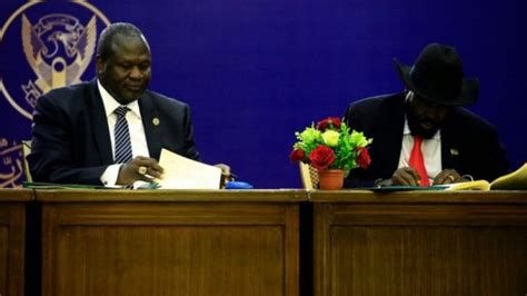 South Sudan S Warring Leaders Sign Peace Deal To Share Power