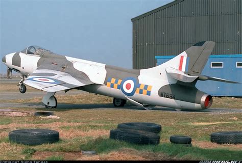 Hawker Hunter F1 Uk Air Force Aviation Photo 1346188