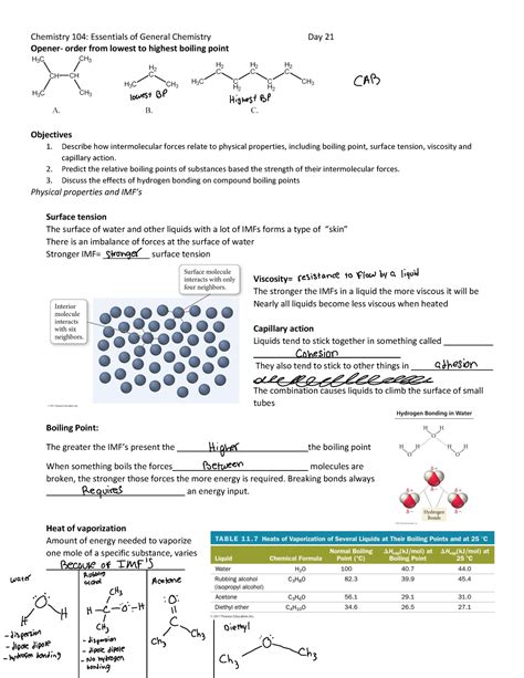 Chm Day Lecture Notes Practice Problems For Chm Wentzel S