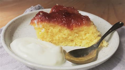 Microwave Jam Sponge Pudding Youtube