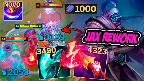 JAX REWORK AP FICOU MUITO FORTE NOVAS HABILIDADES LEAGUE OF