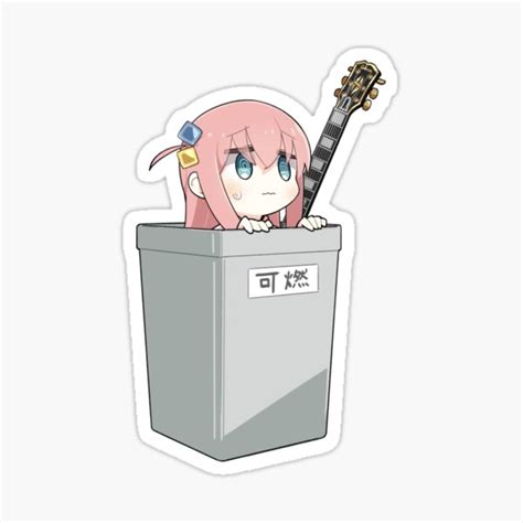 "Bocchi the Rock " Sticker for Sale by cuthberteugene | Redbubble