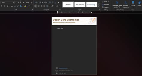 How To Create A Professional Letterhead In Microsoft Word