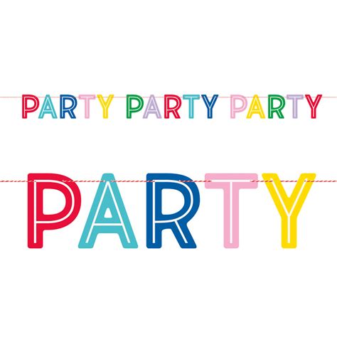 Party Party Party Banner 213m Party Packs