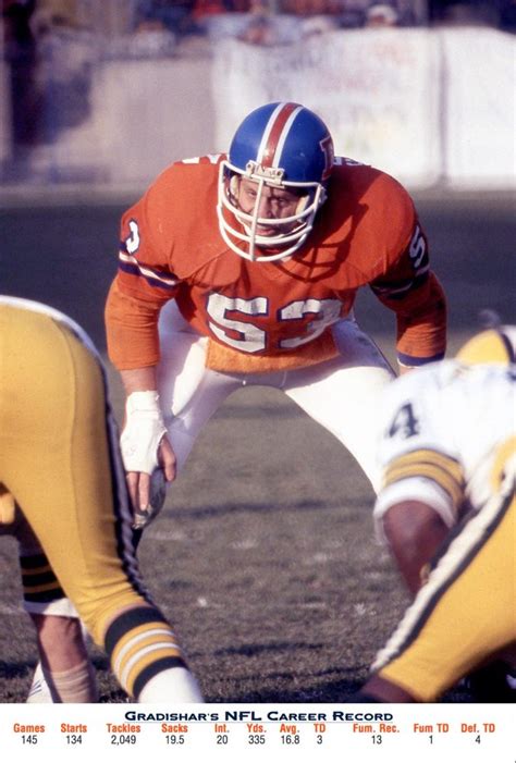 1989 Randy Gradishar ROF Photo – Denver Broncos History