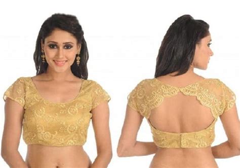 20 Beautiful Gold Colour Blouse Designs That Will Blow Your Mind