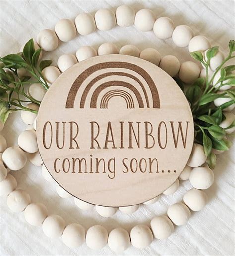 Rainbow Baby Announcement, Our Rainbow Coming Soon, Pregnancy ...