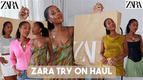 ZARA HAUL ZARA TRY ON HAUL NEW IN ZARA ZARA SUMMER TRY ON STYLE