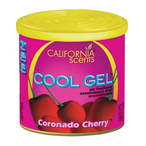 California Scents Cool Gel Air Freshener Coronado Cherry Shop Car