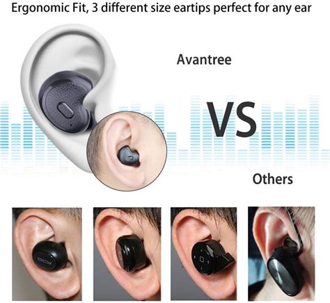 Avantree Mini Wireless Bluetooth Headset Two Pack