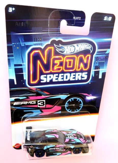 HOT WHEELS 2024 Neon Speeders 16 MERCEDES AMG GT3 Series 3 EUR 12 33 PicClick IT