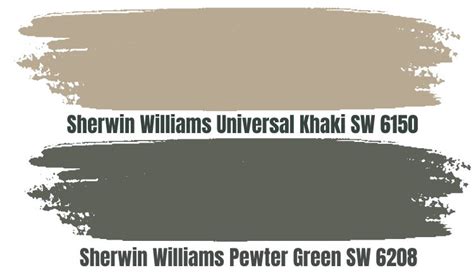 Sherwin Williams Universal Khaki Complementary Colors