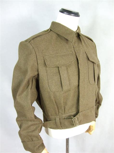 WWII Great Britain British Army P37 Battle Dress Uniform Wool Jacket T ...