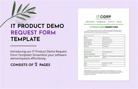 Request Form Templates In Word Free Download