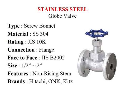 Stainless Steel Globe Valve Ss Ansi Flange