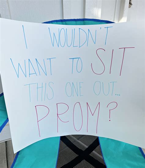 Funny Chair Promposal Fun Squared