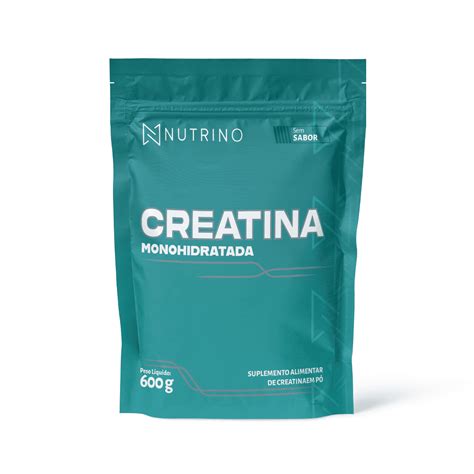 Creatina Monohidratada O Que É - Creatina Monohidratada 100% Pura - 600g - Nutrino