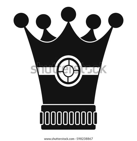 Medieval Crown Icon Simple Illustration Medieval Stock Vector Royalty