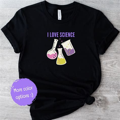 I Love Science Shirt Science Shirt Funny Unisex Jersey Short Sleeve Tee Science Shirts Chemistry