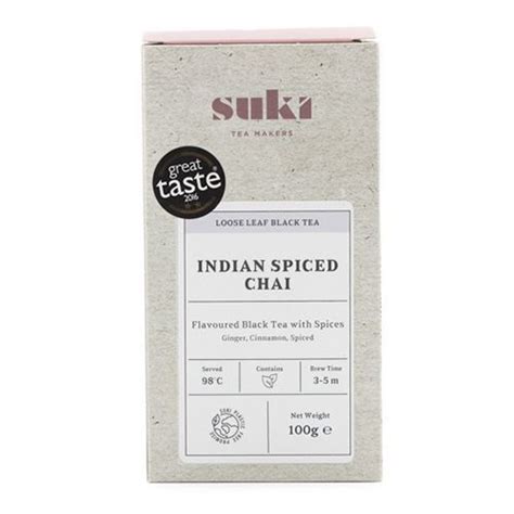 Suki Indian Spiced Chai 100G Go Naked Veg