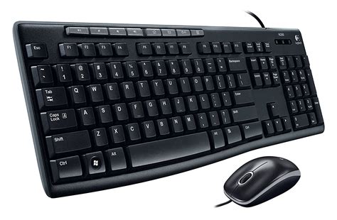 Microsoft Wired 600 Keyboard And Mouse Black Memoryc