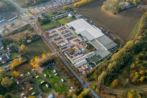 Hamm Von Oben Geb Ude Des Pflanzenmarkts Gartencenter Bintig Gmbh In