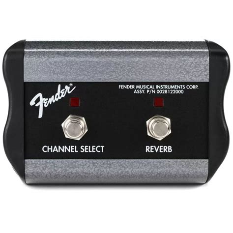 Fender 2 Button Channelreverb Footswitch With 14 Jack 099 4056 000