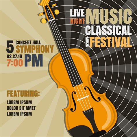 Classical Music Event Posters