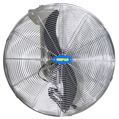 Ventilador De Pared De 24 Pulgadas 215m3 Min 7588 Cfm Plateado